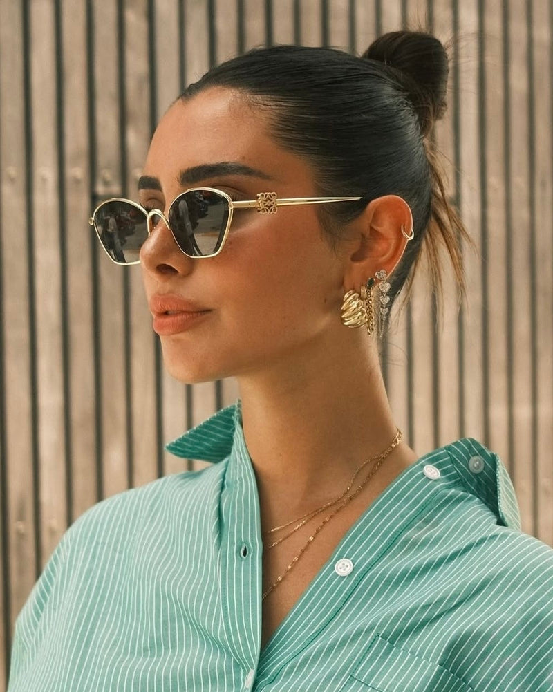 Loewe Anagram Metal Sunglasses