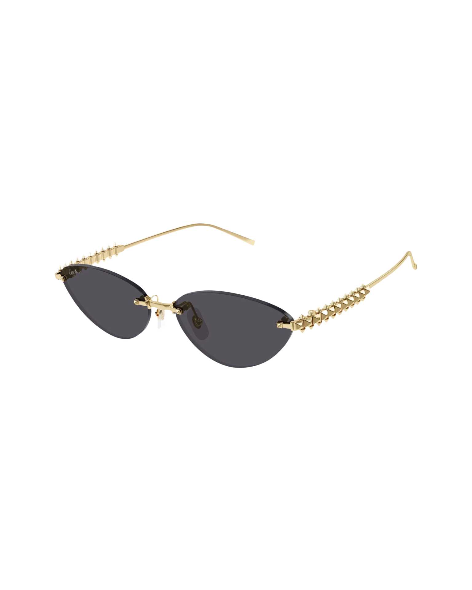 Cartier CTO543S Gold Cat Eye Sunglasses