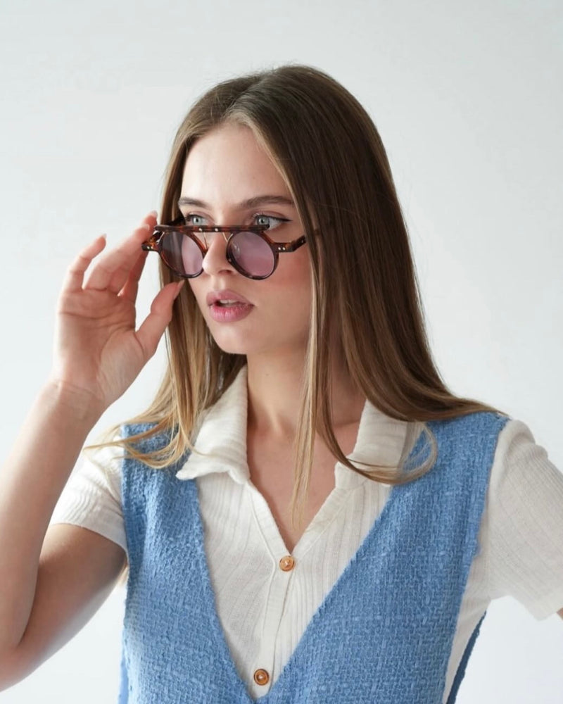 Small Round Steampunk Sunglasses