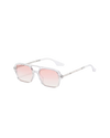 Transparent x pink