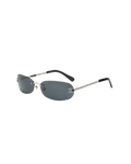 Chanel Metal Crystal CC Oval Sunglasses