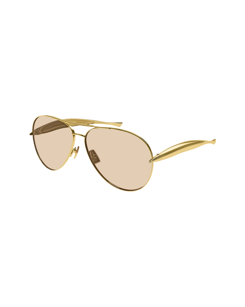 Bottega Veneta Sardine Aviator Sunglasses