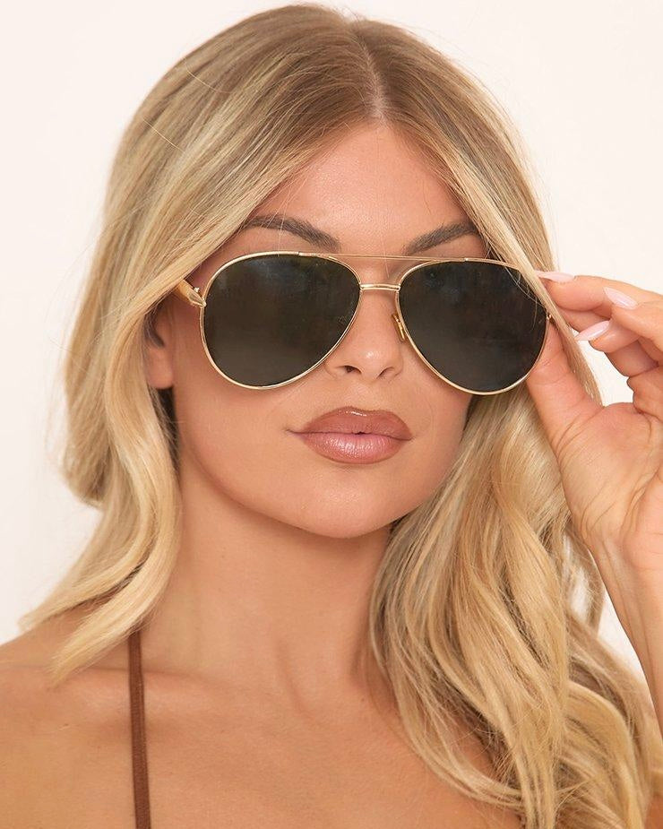 Bottega Veneta Sardine Aviator Sunglasses