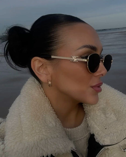Celine Oval Metal Sunglasses