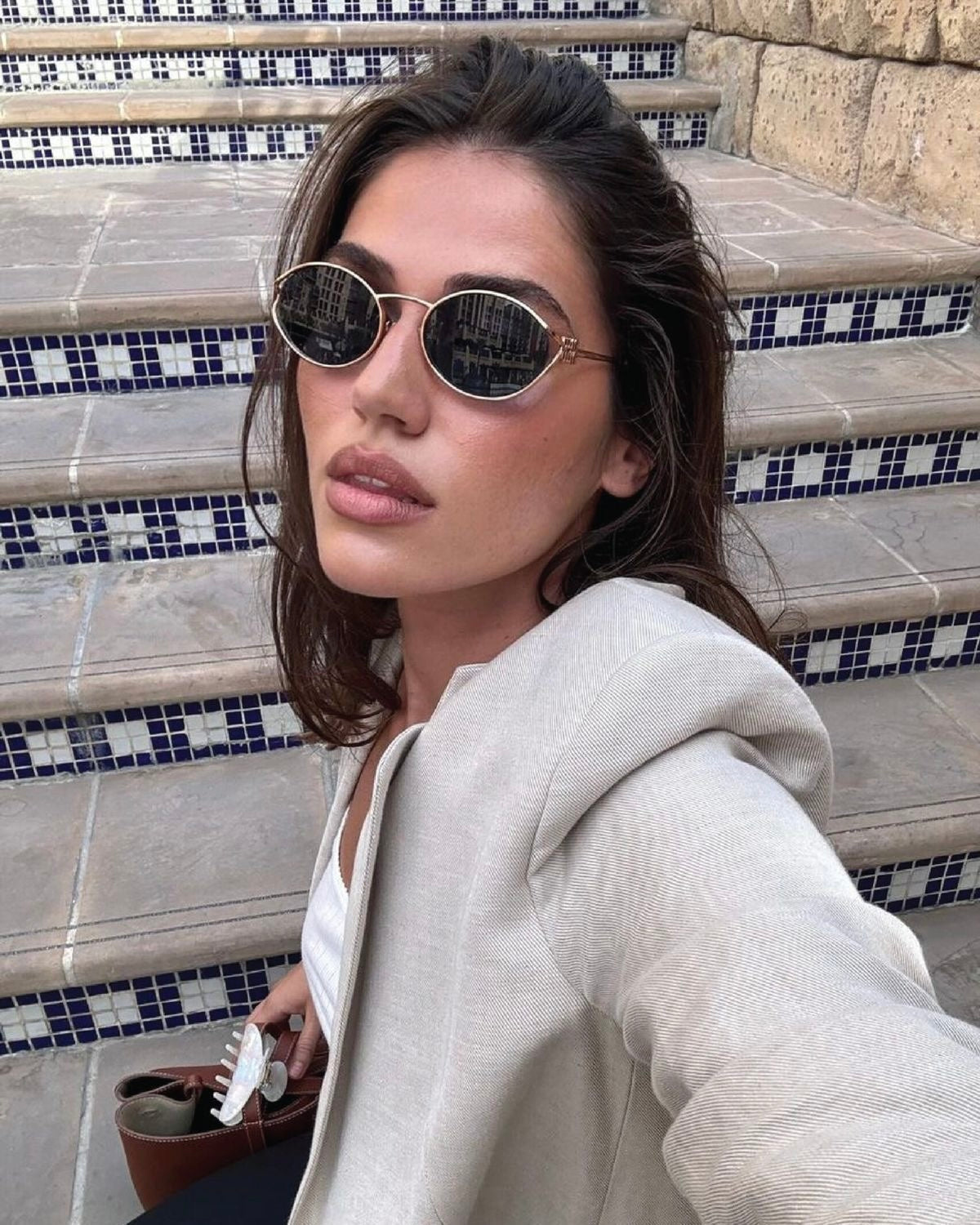Miu Miu 52YS 1BC10F 54 Sunglasses