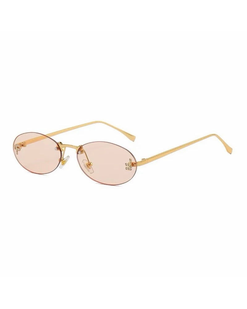 Fendi Rimless Round Sunglasses