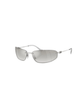 Miu Miu A50S Rimless Oval Metal Sunglasses