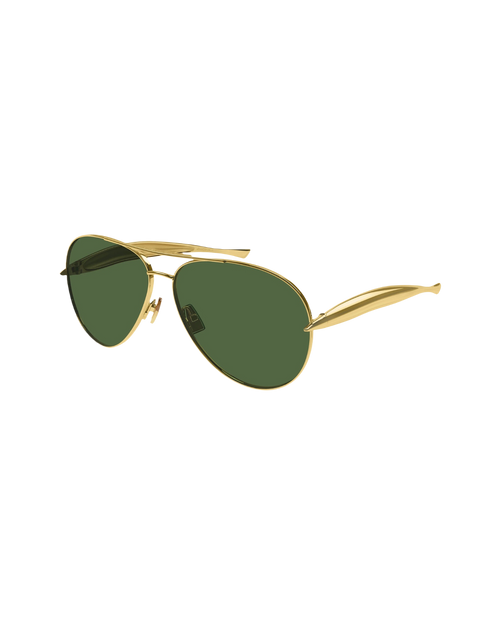 Bottega Veneta Sardine Aviator Sunglasses