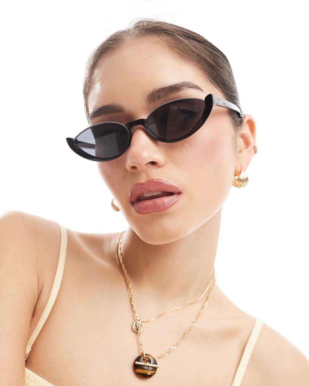 Fashion Half-Frame Sunglasses